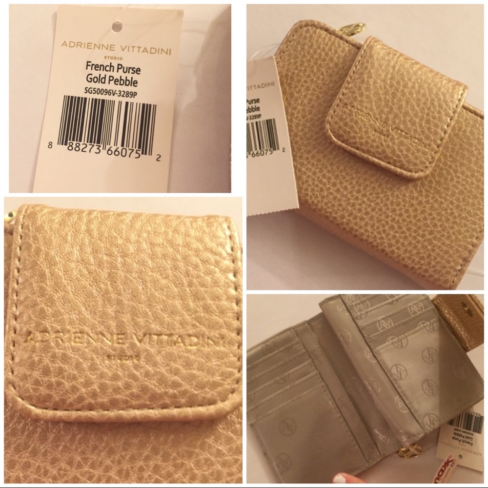 GOLD *NEW* Adrienne Vittadini Wallet!! 